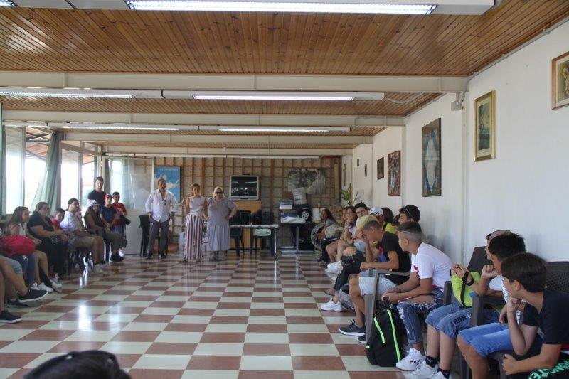 Arrivo a Poggio Maria e presentazione del tema della colonia