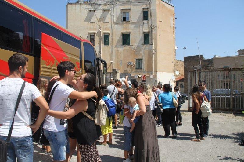 Rientro a Brancaccio e accoglienza delle famiglie