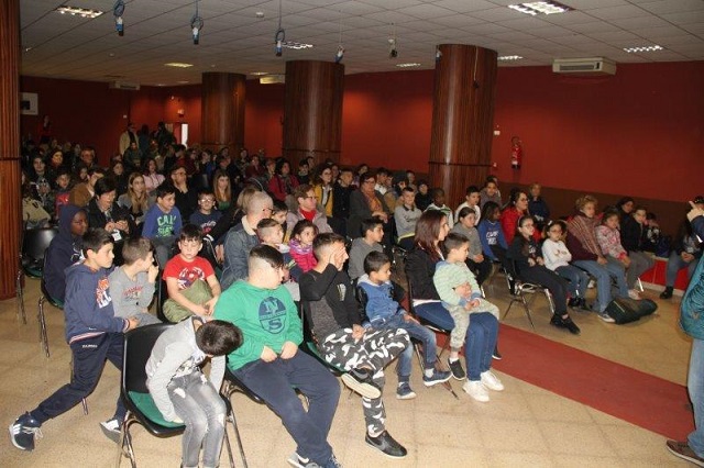 Momenti della pomeriggio trascorso per la proiezione del film 'L'Ultimo sorriso'