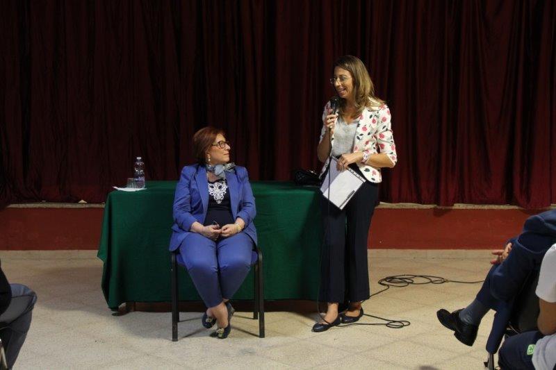 Saluti e ringraziamenti da parte del vicepresidente del Centro di Accoglienza Padre Nostro, Dott.ssa Maria Pia Avara
