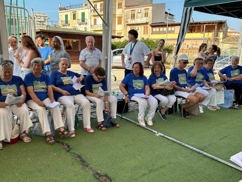Momenti della giornata al Centro Polivalente Sportivo