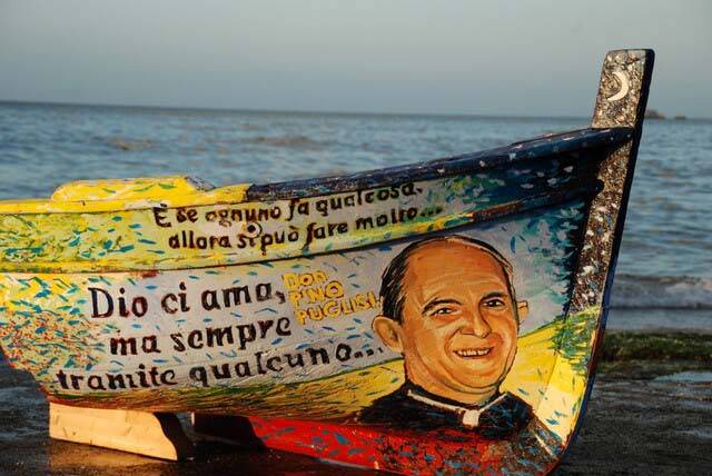 Opera pittorica raffigurante il Beato Giuseppe Puglisi