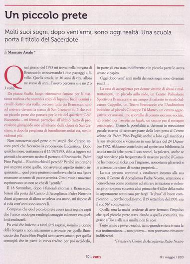Articolo di Maurizio Artale pubblicato su CNTN Magazine