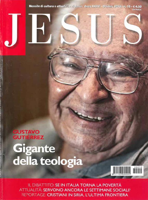 Copertina Jesus - ottobre 2013