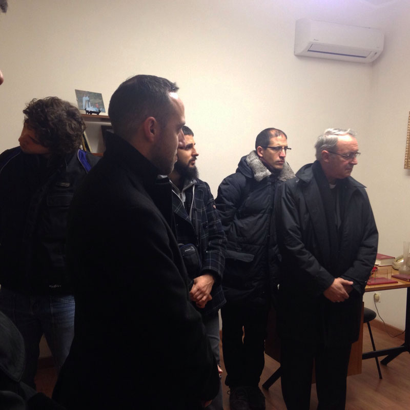 Il Vescovo di Rimini in visita alla casa-museo