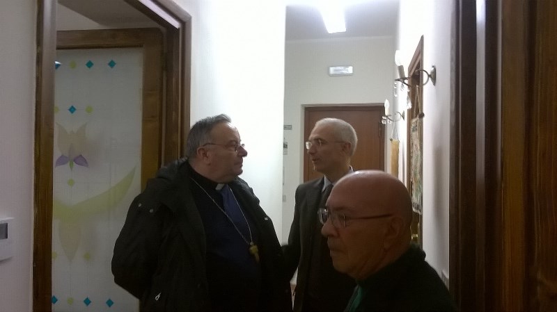 Il Vescovo di Agrigento presso la Casa-Museo del Beato Puglisi