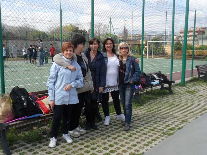 Foto di gruppo con le insegnati della Scuola di Perugia