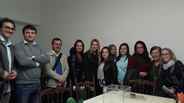 Il gruppo della Comunit� di Sant'Egidio visita la casa-museo giorno 11 novembre 2016