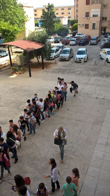 Visita studenti scuola 'Peppino Impastato' di Palermo alla Casa-Museo del Beato Puglisi