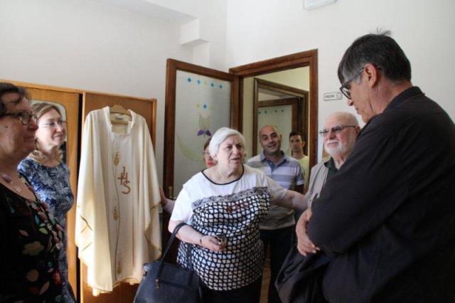 Don Patriciello in visita alla casa-museo