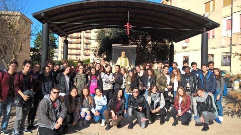 Gli studenti in Alternanza scuola lavoro del Liceo Scientifico Cannizzaro e del Liceo Danilo Dolci di Palermo visitano la casa-museo del Beato Puglisi