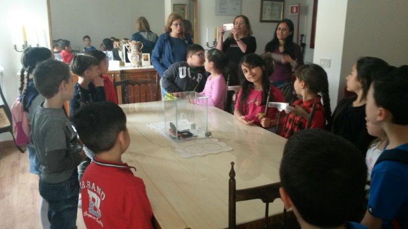 Le classi seconde, terze e quarte dell'I.C.S. Di Vittorio di Palermo in visita alla Casa-Museo