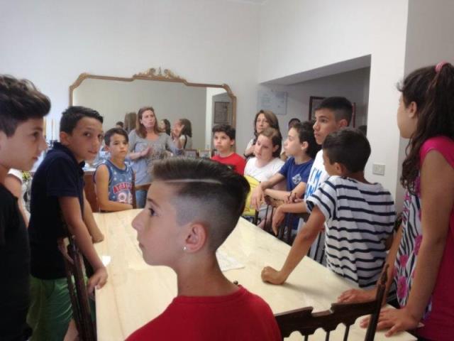 Gli studenti della classe 1C dell'I.C. 'G. Di Vittorio' di Palermo visitano la casa-museo