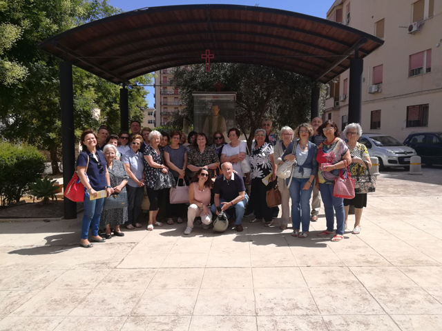 Gruppo parrocchia del Carmine di Messina in visita presso la casa-museo
