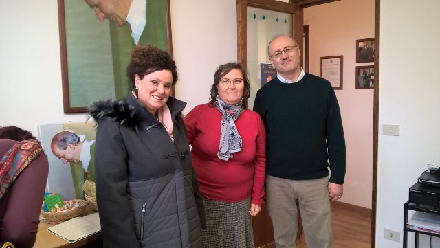 Antonio Mattone, autore del libro 'E adesso la palla passa a me' in visita alla casa-museo il 12 gennaio 2018