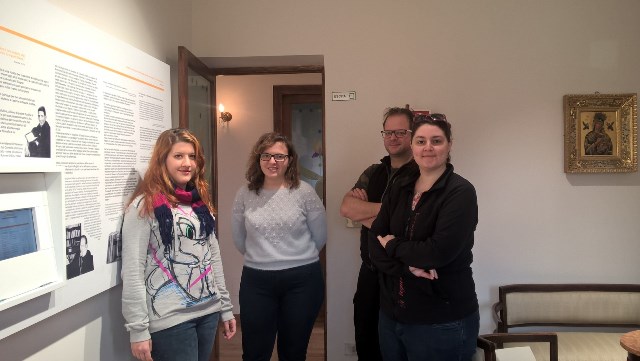 Famiglia svizzera visita la casa-museo l'1 febbraio 2018