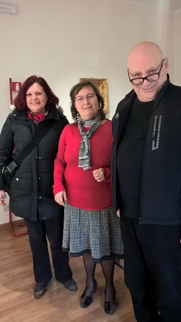 Arno e Lina, giornalisti tedeschi, in visita presso la casa-museo