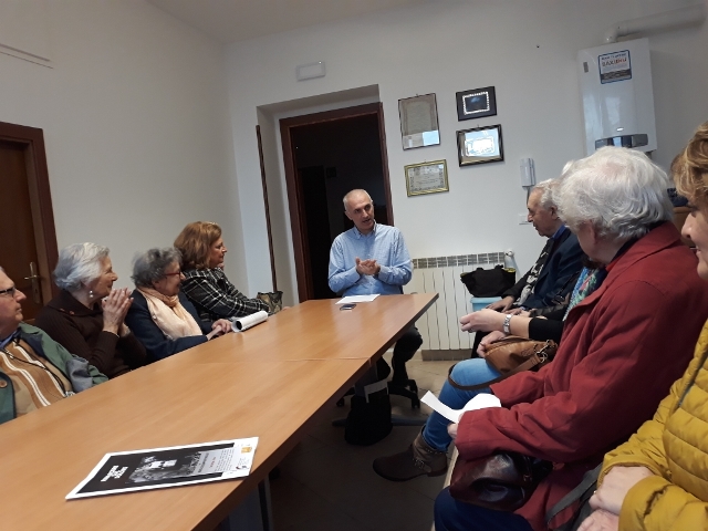 Rappresentati dell'Istituzione Teresiana in visita presso la casa-museo il 17 aprile 2018