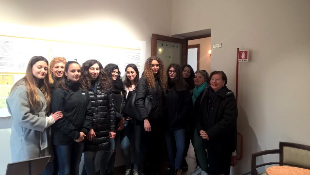 Studenti del Liceo Machiavelli di Roma in visita presso la casa-museo il 19 febbraio 2018