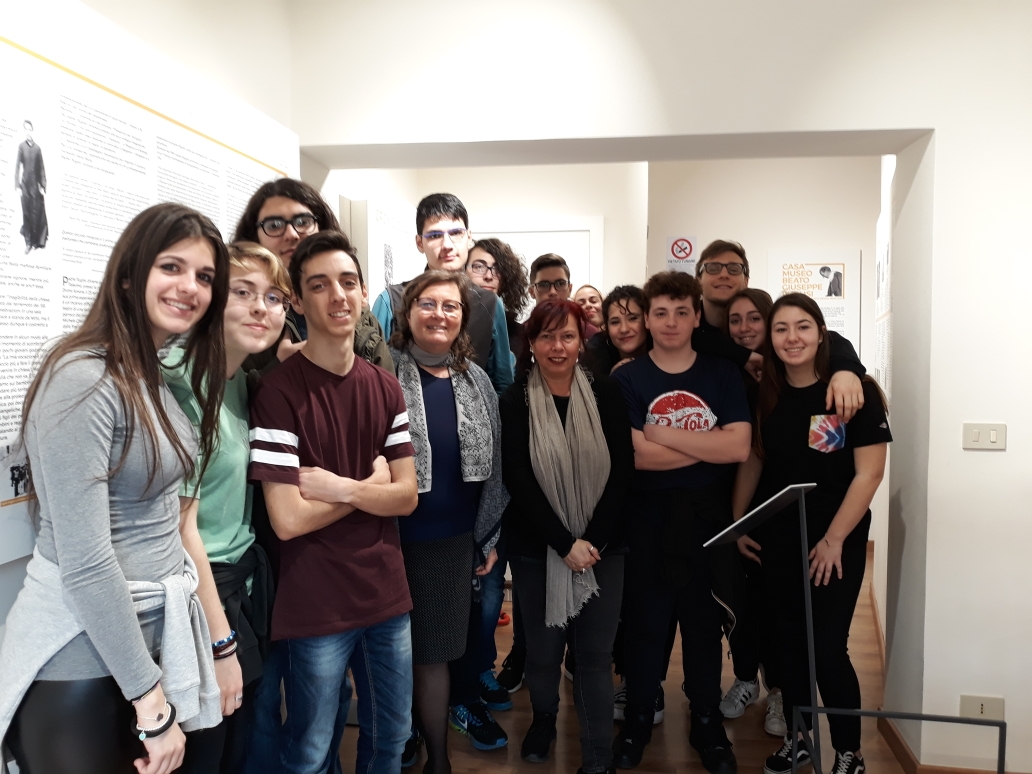 Studenti della scuola Keplero di Roma in visita presso la casa-museo il 16 marzo 2018