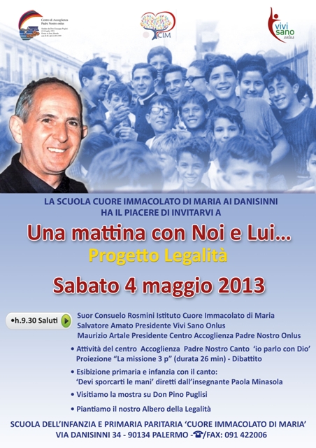 Locandina della manifestazione dal titolo Una mattina con Noi e Lui...