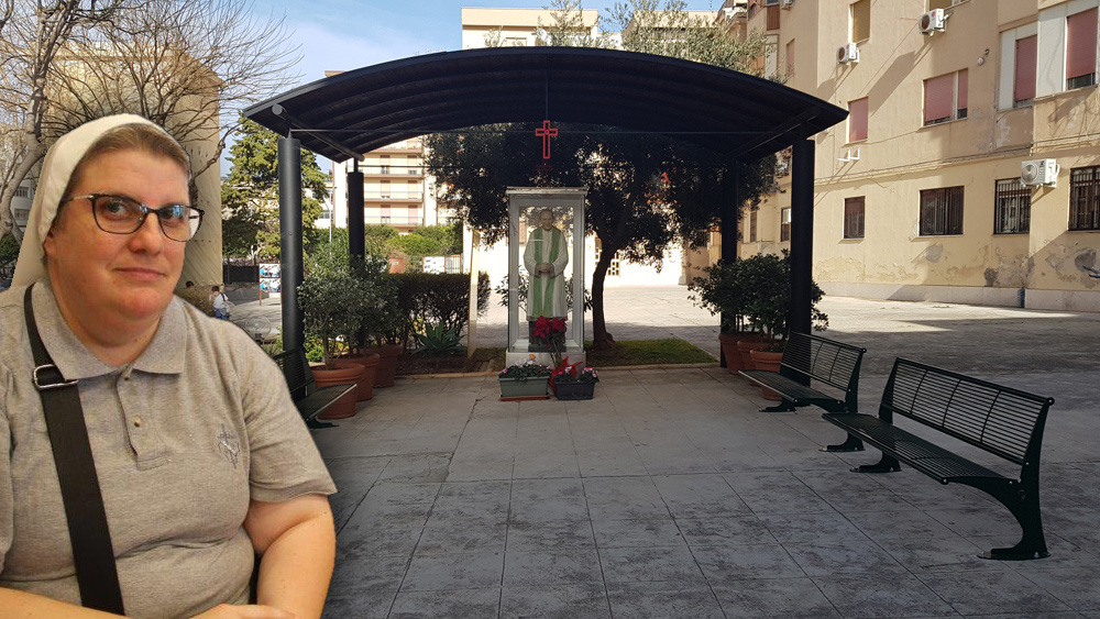 Con una lettera Suor Cristina Cosa promuove un momento di preghiera rivolgendosi agli abitanti di piazzetta Beato Padre Pino Puglisi
