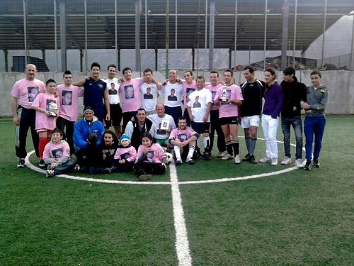 Nella foto: componenti delle squadre che hanno partecipato