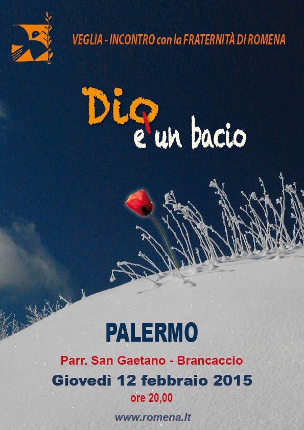 'Dio � un bacio', la nuova veglia della Fraternit� di Romena
